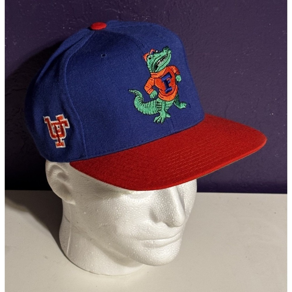 Vintage American Needle Blockhead Snapback Hat UF Gators Script New Tags Rare
